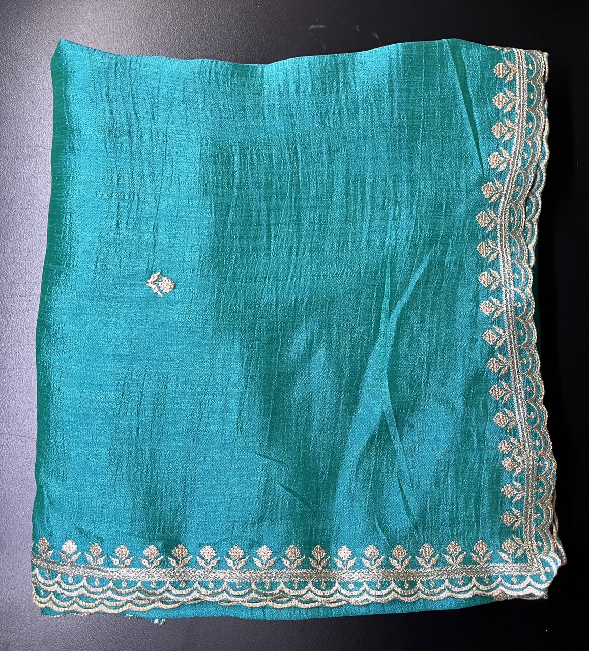 Exclusive 4-Side Cutwork Dupatta with Fine Sequence