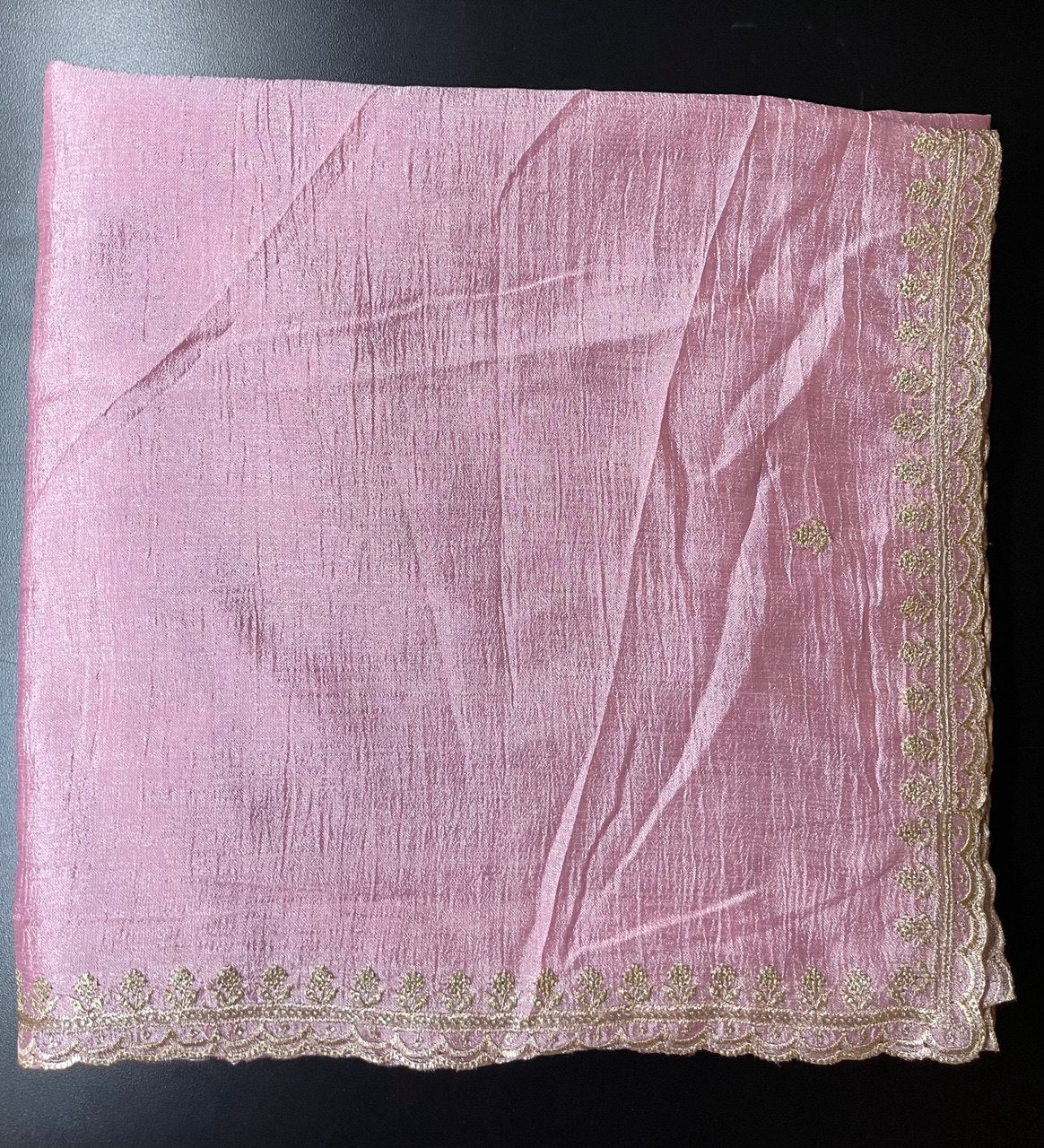 Exclusive 4-Side Cutwork Dupatta with Fine Sequence